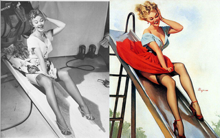 Illustration for article titled Even Classic Pin-Ups Were Retouched